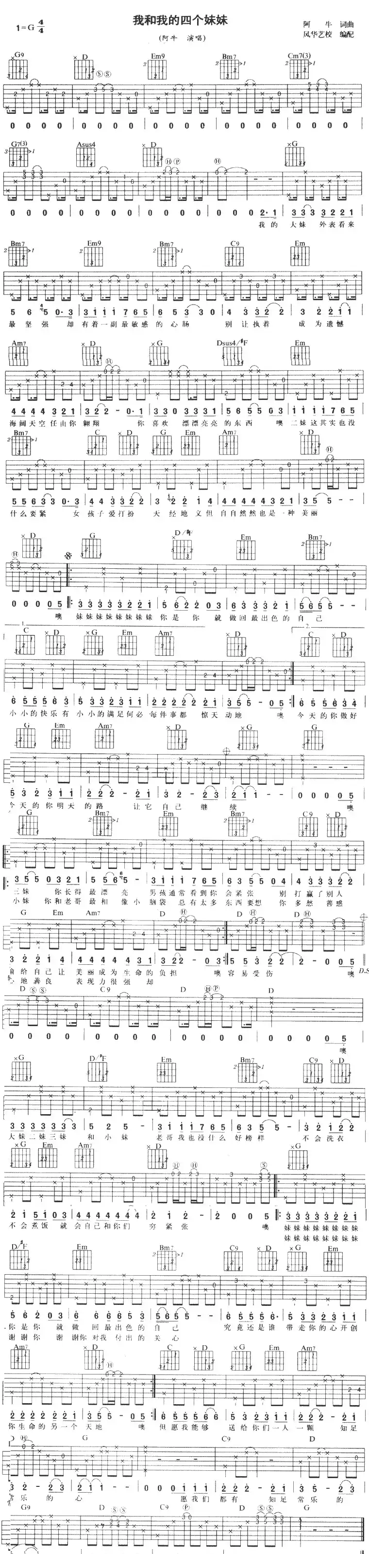 我和我的四个妹妹