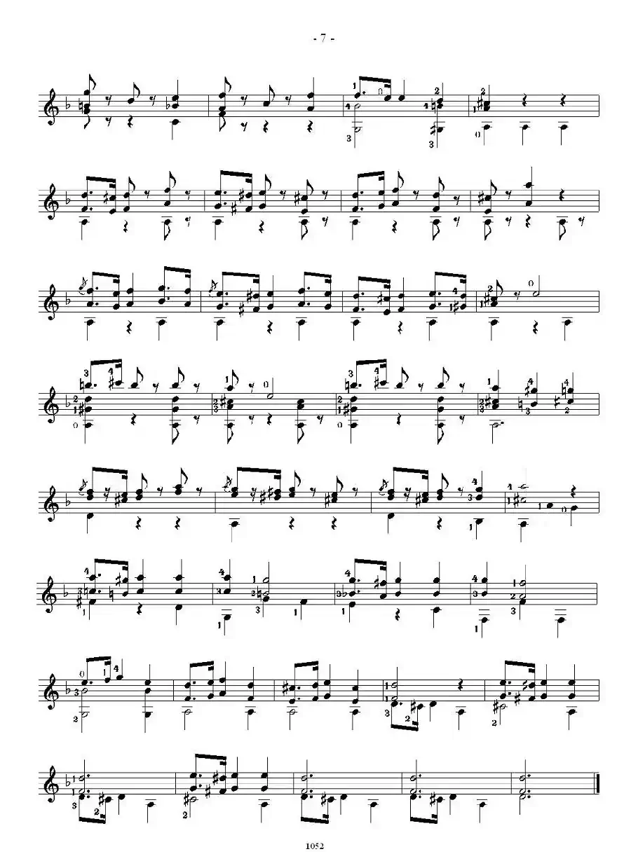 索尔·克斯特26首练习曲之1——5