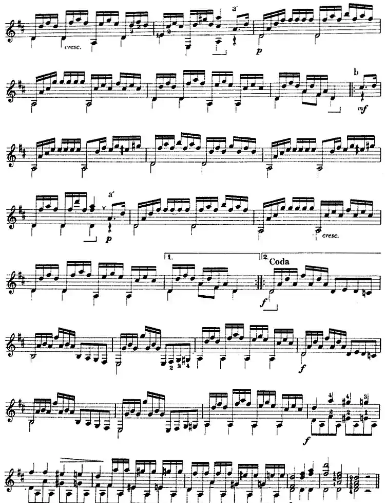 西班牙吉他独奏曲：五十首渐进练习曲
