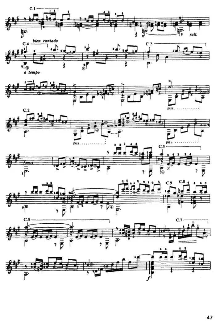 奏鸣曲·第一乐章（古典吉他）
