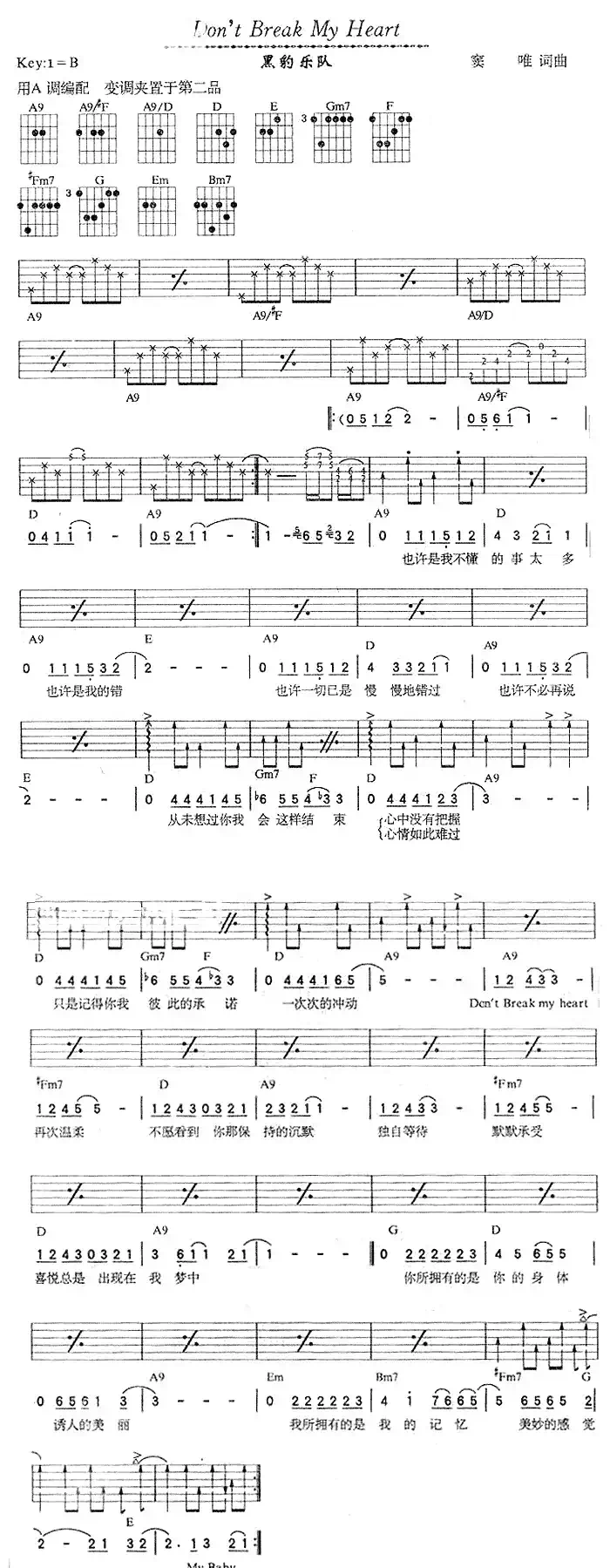 Don it Break My Hear