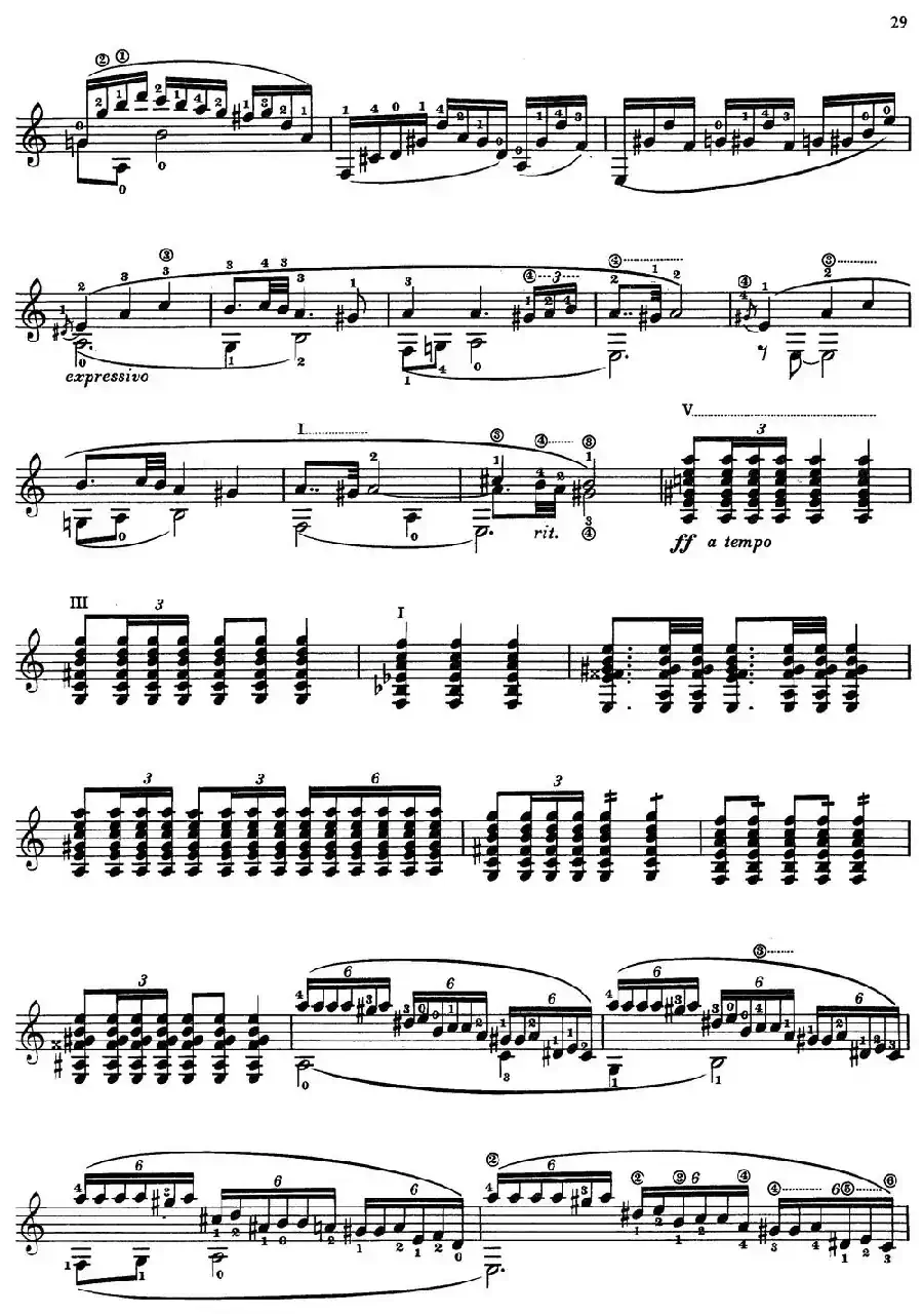 Joaquin Rodrigo Music for Guitar（罗德里戈吉他音乐P22-35）（古典吉他）