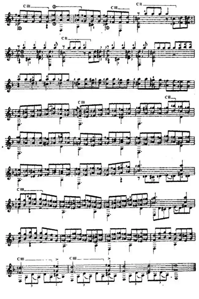 费尔南多·索尔 古典吉他练习曲 No.13（Op.6  No.9）
