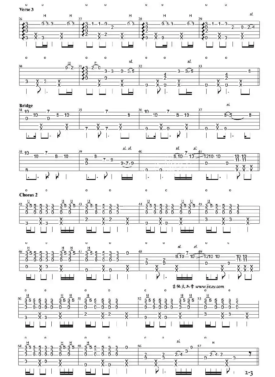 Love me like you do（电影《五十度灰》主题曲）（指弹谱）