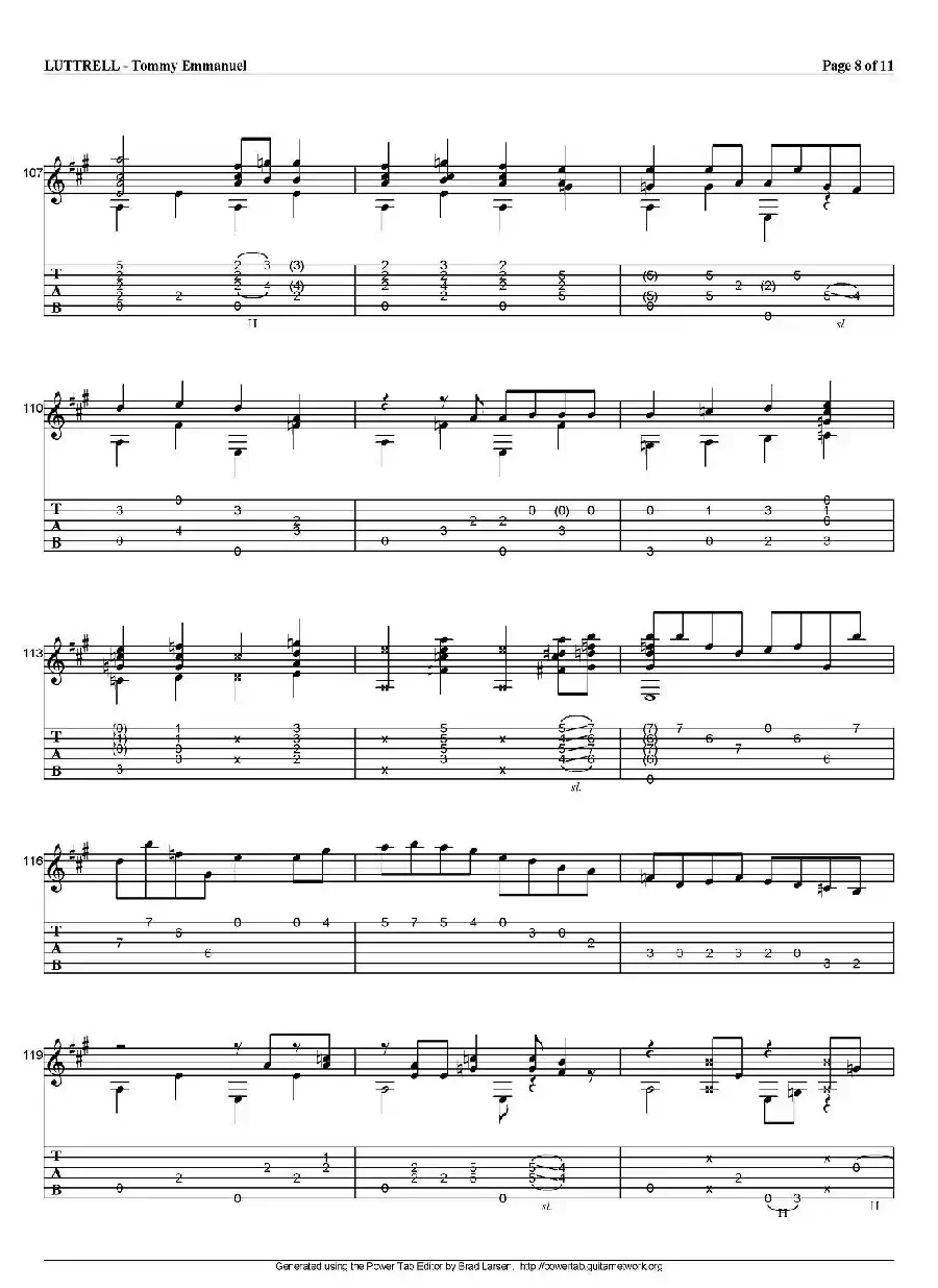 tommy emmanuel：luttrell（指弹吉他）