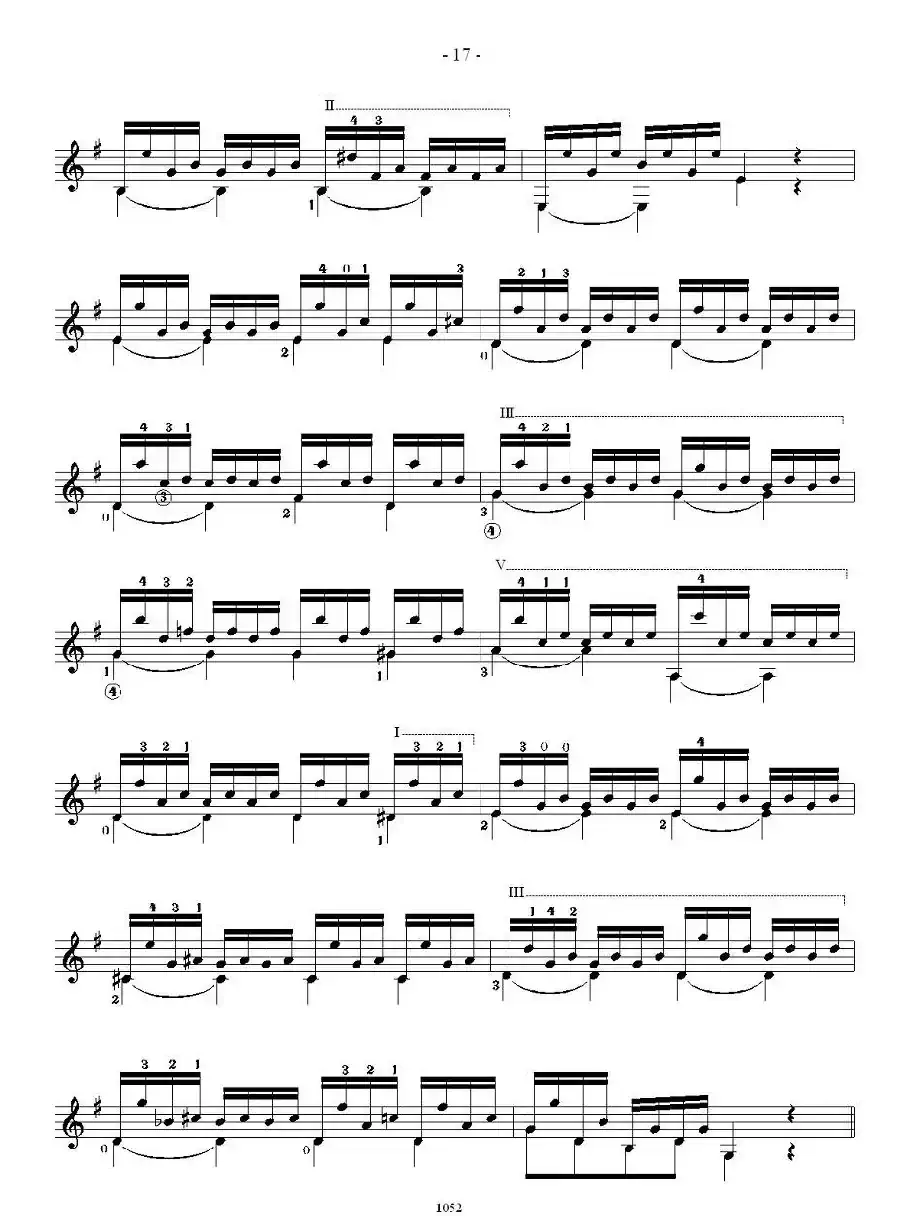 索尔·克斯特26首练习曲之11——15