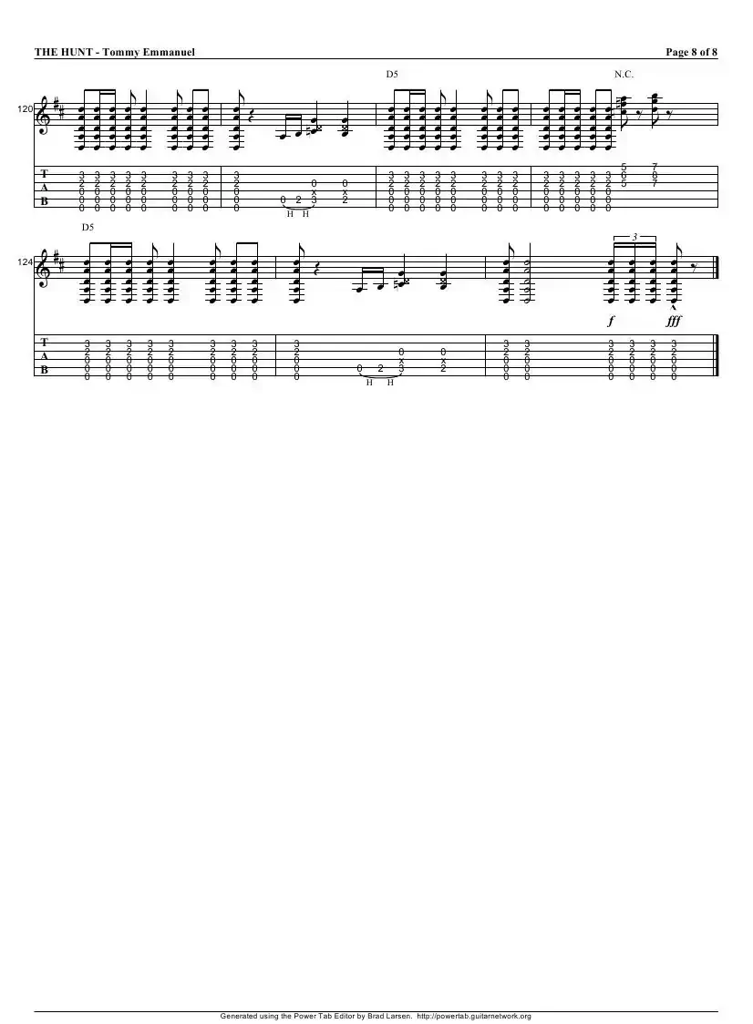 tommy emmanuel：the hunt（指弹吉它）