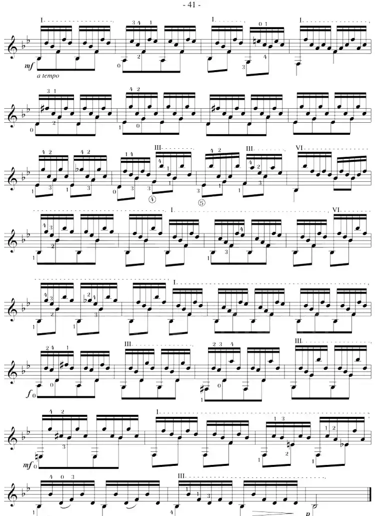 著名古典吉他练习曲（23）