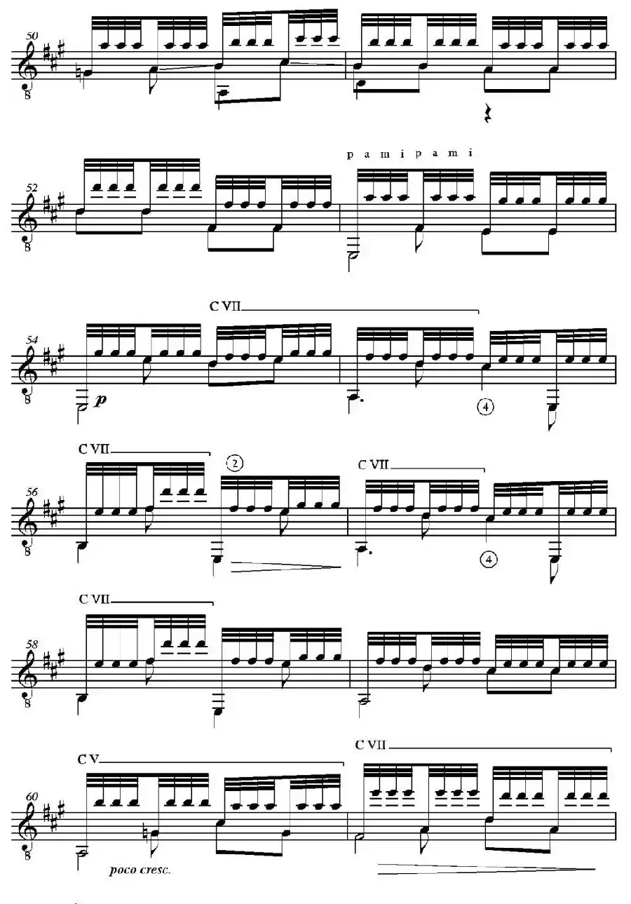 iSUENO!(Tremolo-Estudio A mi querido amigo el notable aficionado Dr.D.Severino G（古典吉他）