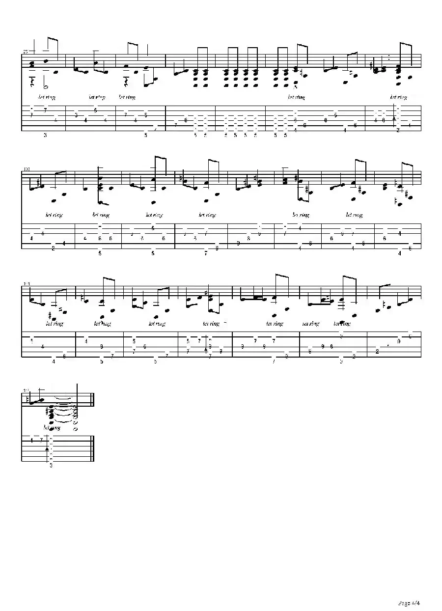 古典吉他：James Horner：Titanic