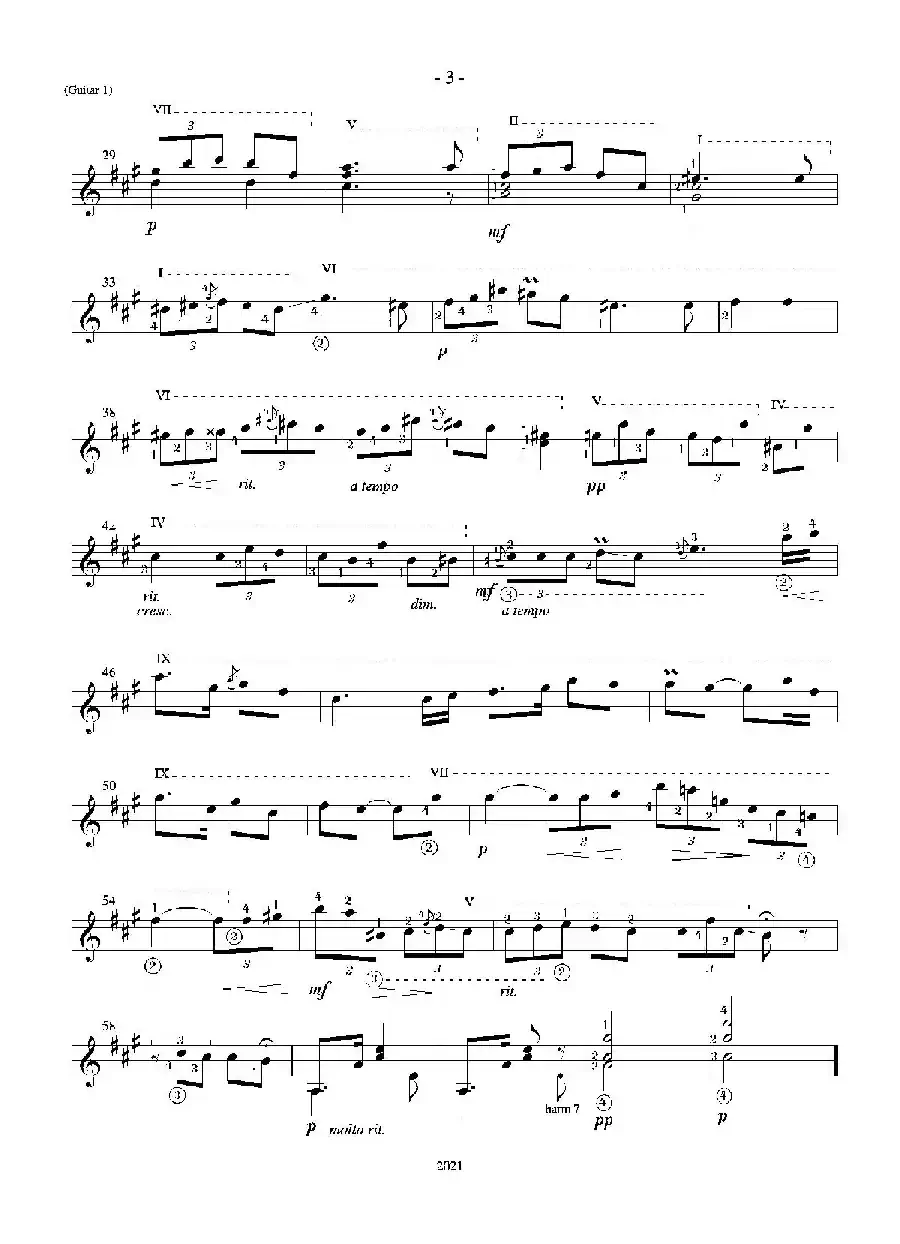 Tango(Guitar Duett)（古典吉他）