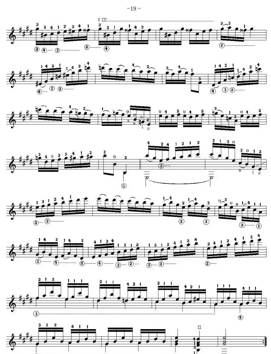 他雷加12首练习曲之10