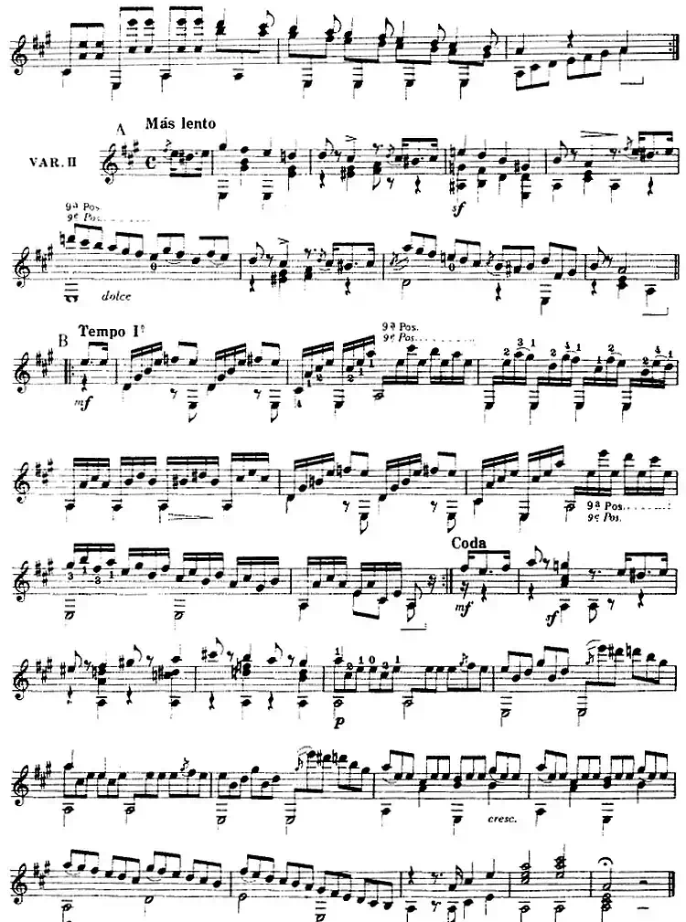 西班牙吉他独奏曲：五十首渐进练习曲