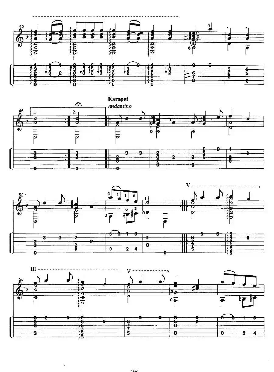 古典吉他：From the Dance（Russian Suite）