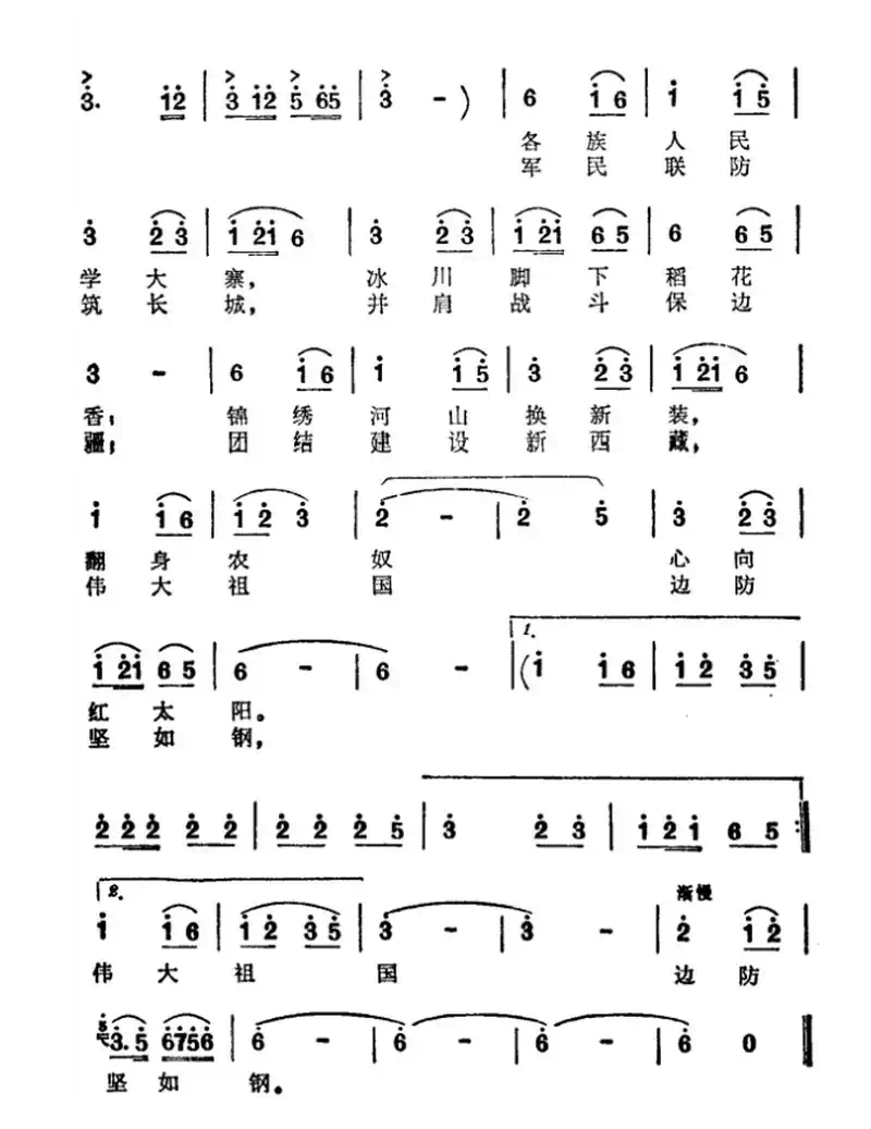 察隅河上好风光（科教片《西藏的江南》插曲）