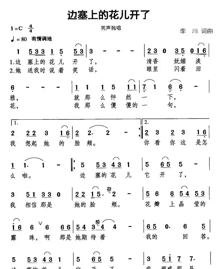 边寨上的花儿开了