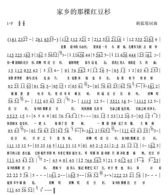 家乡的那棵红豆杉