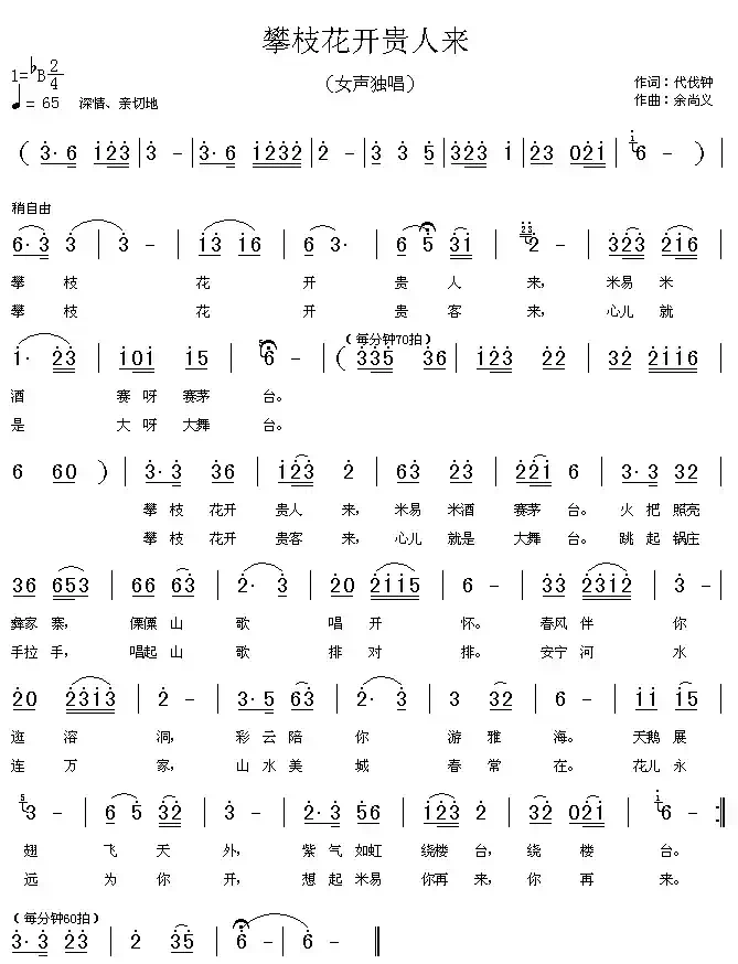 攀枝花开贵人来