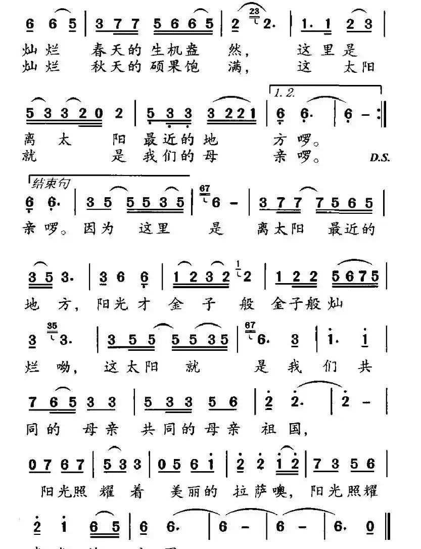 阳光拉萨