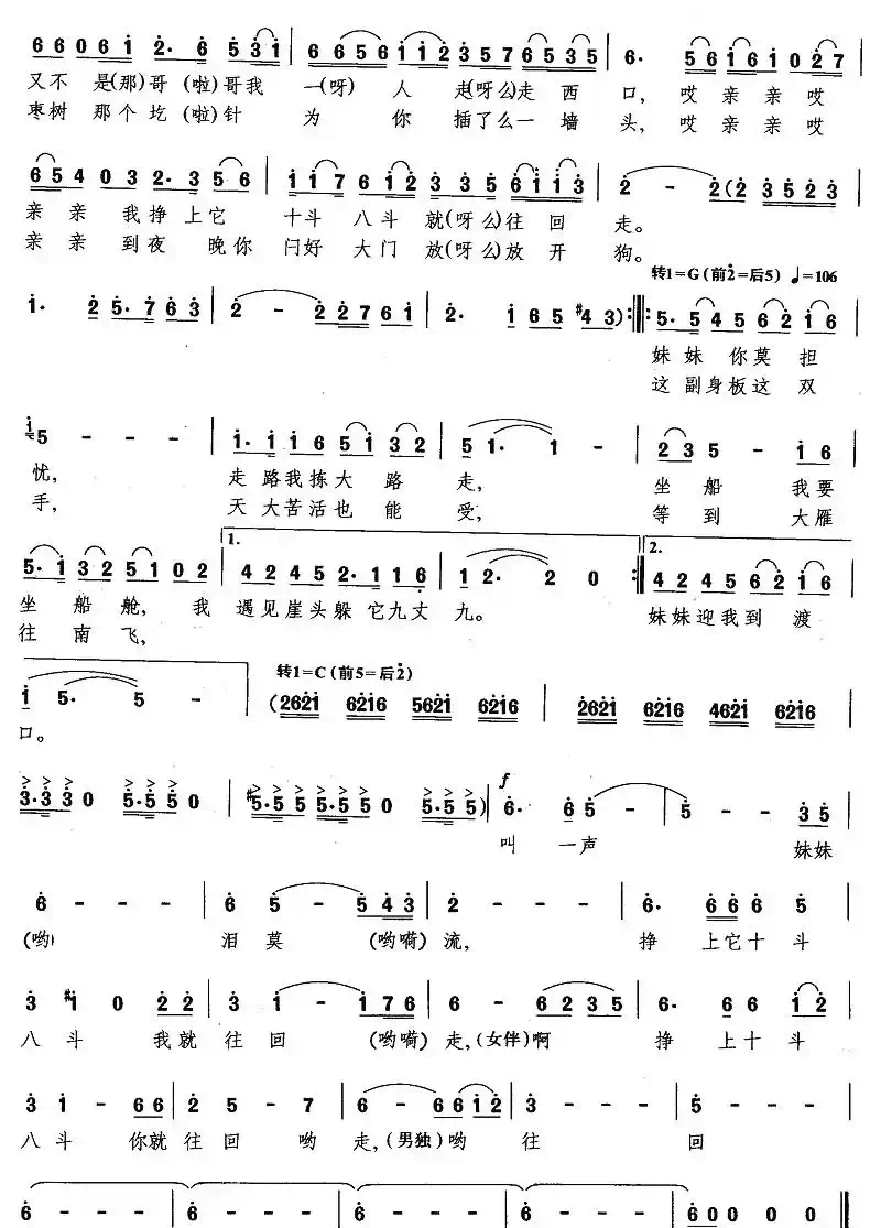 叫声妹妹泪莫流