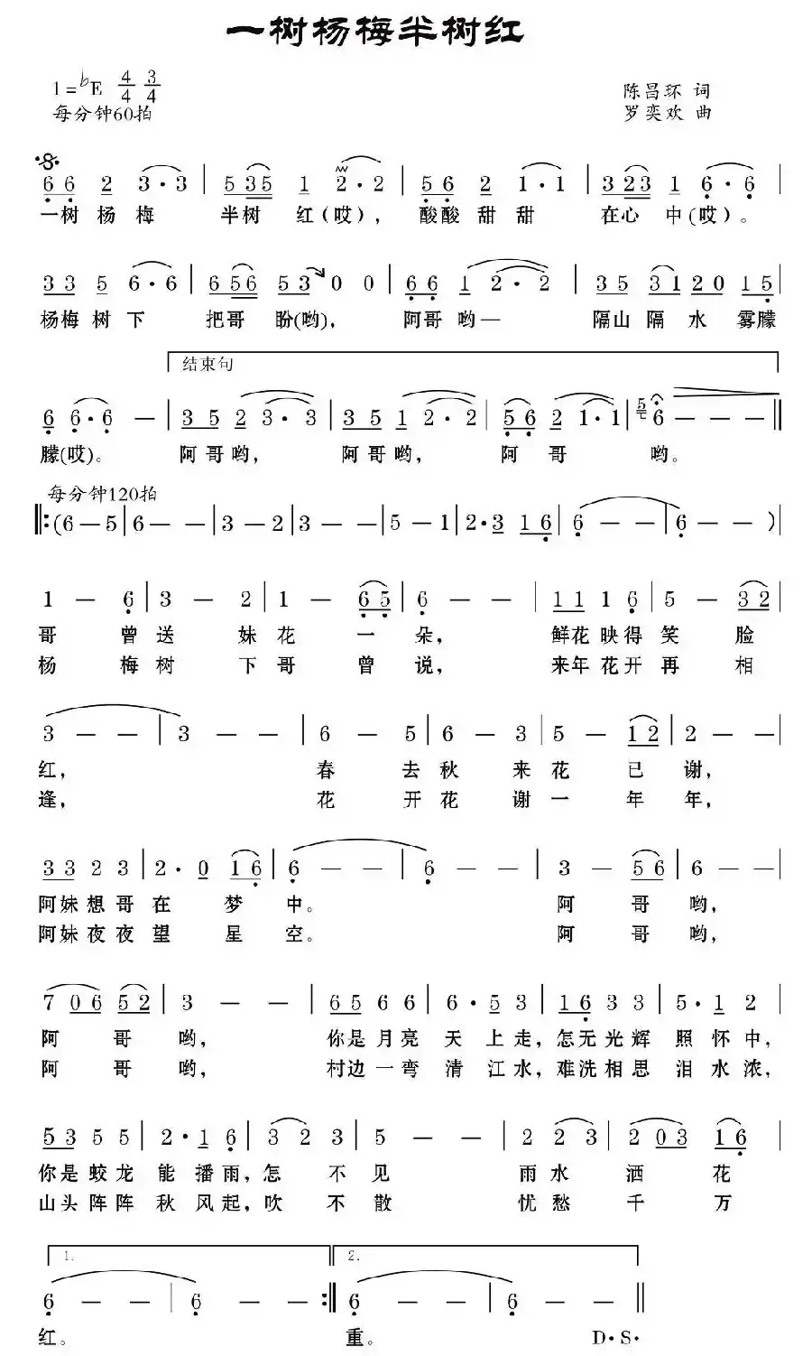 一树杨梅半树红