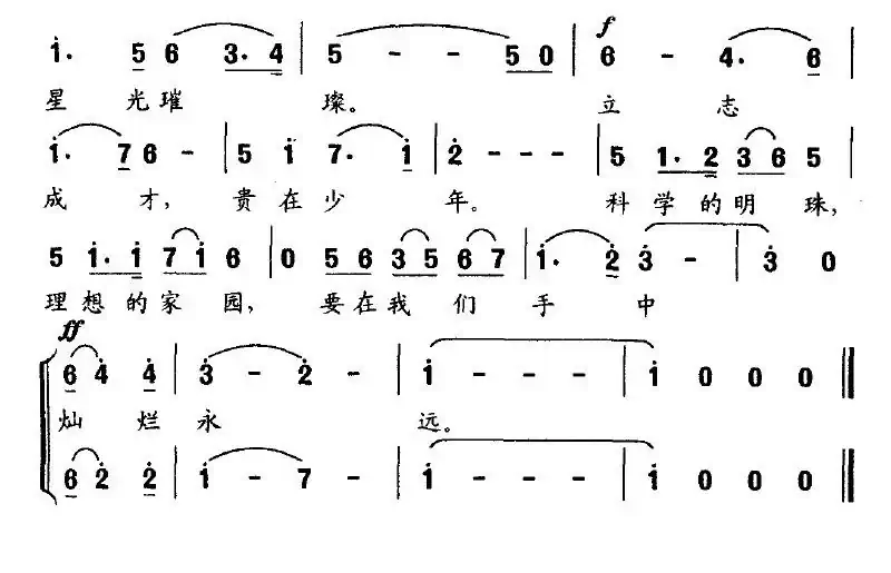 立志成才，贵在少年