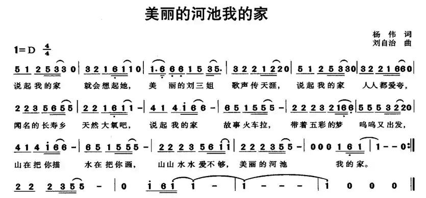 美丽的河池我的家