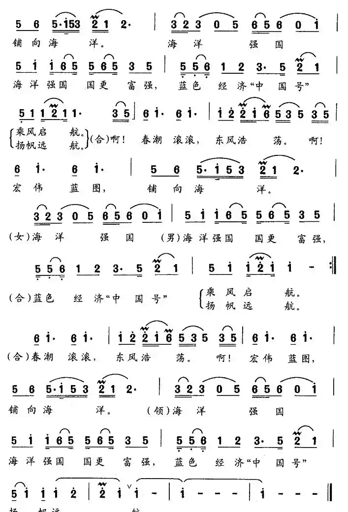 蓝色经济扬帆远航