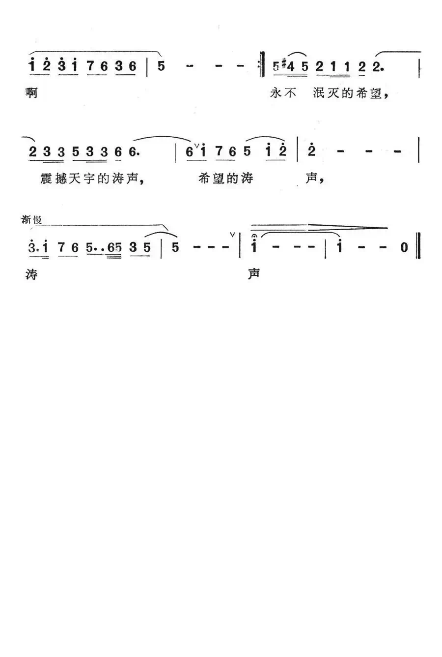 海(电视艺术片《我爱你中国》选曲)