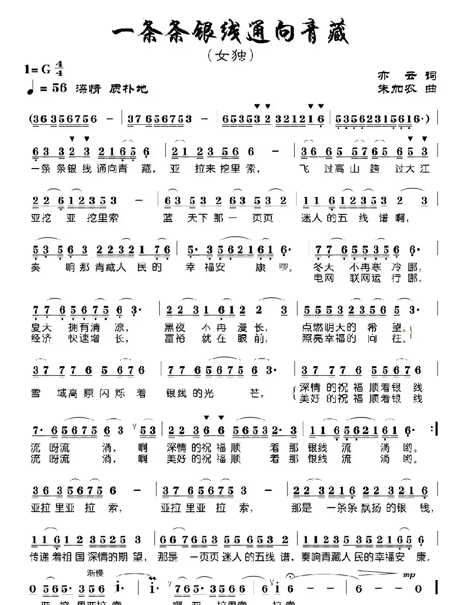 一条条银线通向青藏