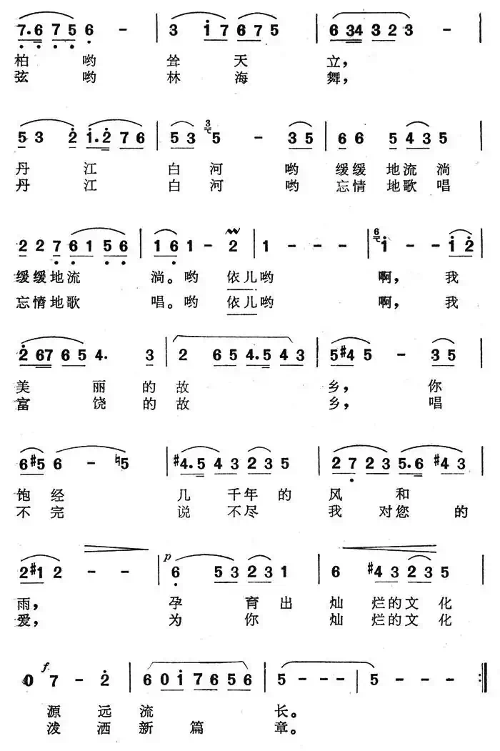 在古老的中原大地上（电视专题片《来自豫西南的报告》插曲）
