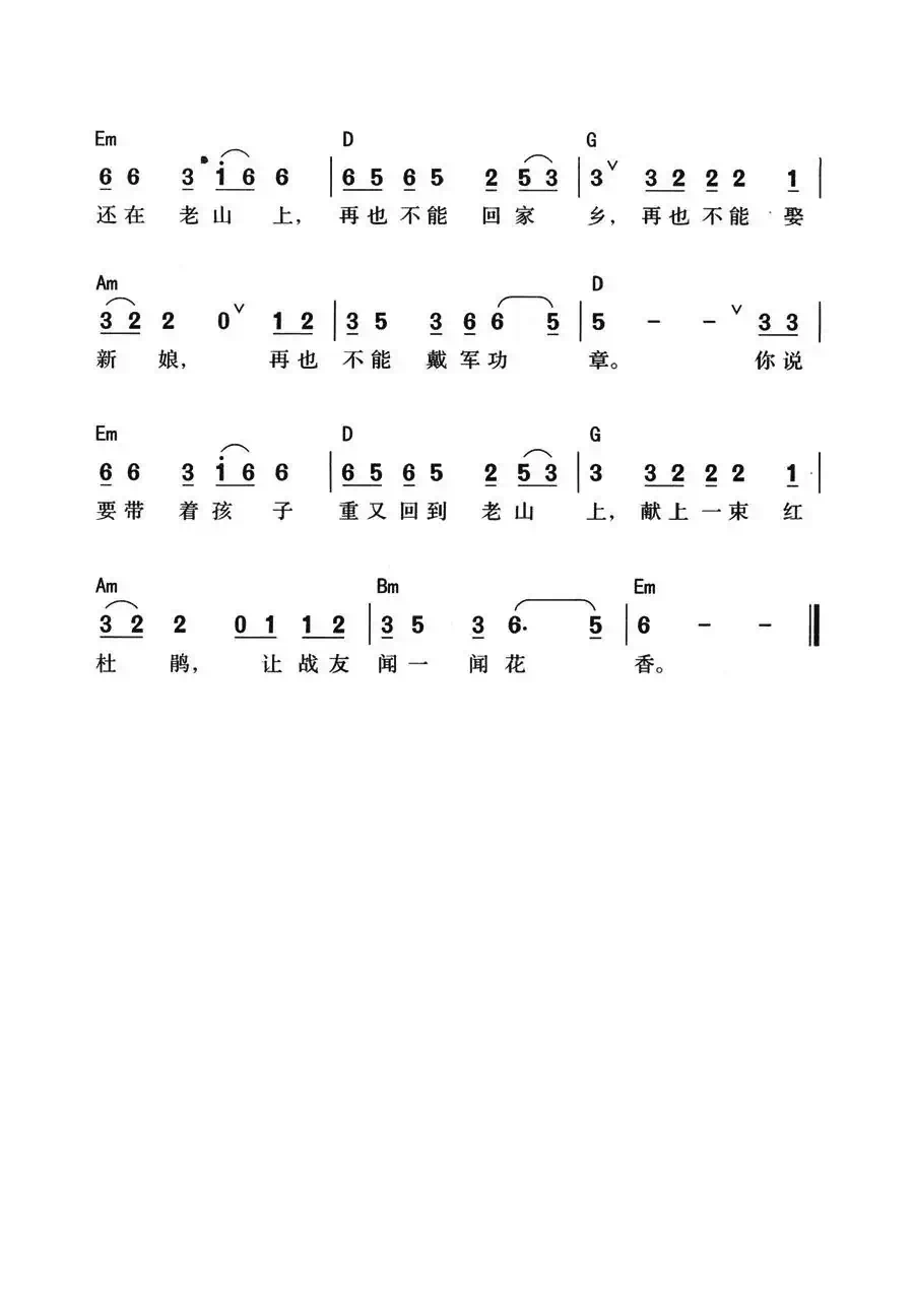 老山回来的连长(带和弦版)