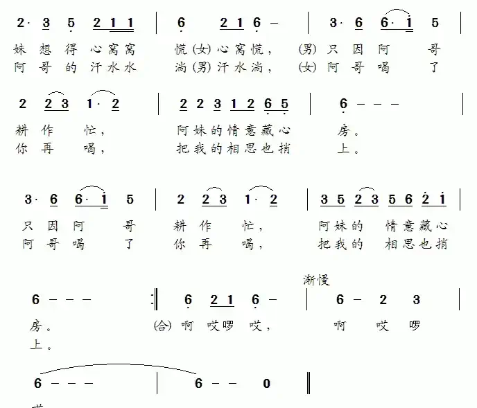 阿妹端起给哥尝