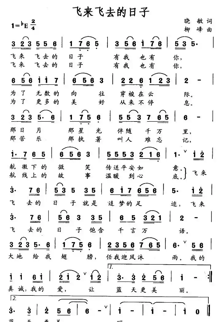 飞来飞去的日子