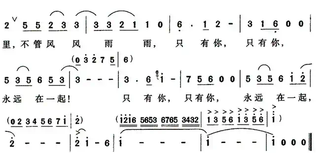只有你(瞿琮词 雷登荣曲)