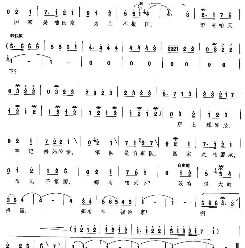 没有强大的祖国，哪有幸福的家