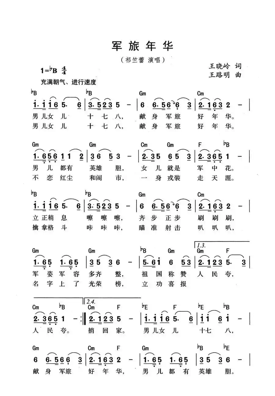 军旅年华