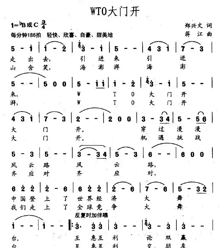 WTO大门开