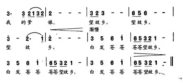 望故乡（刘先来词 雷建国曲）