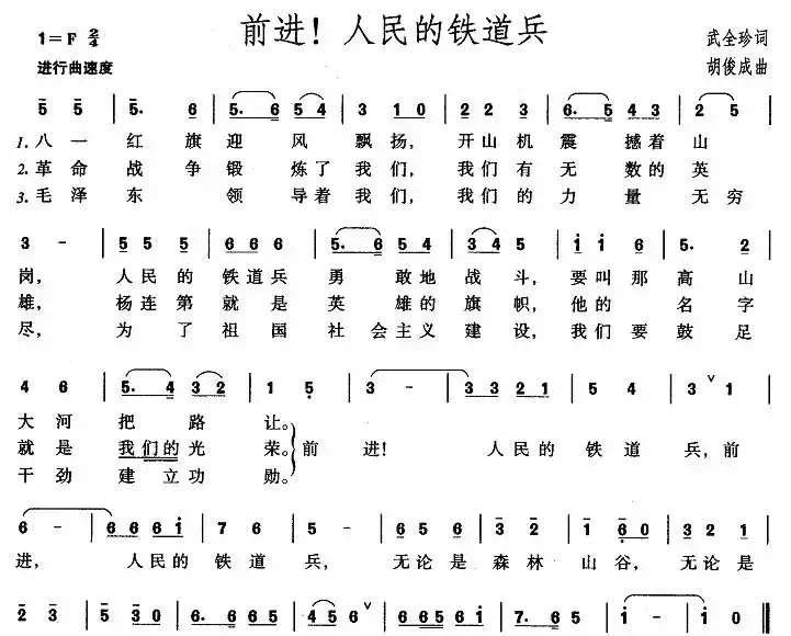 前进！人民的铁道兵