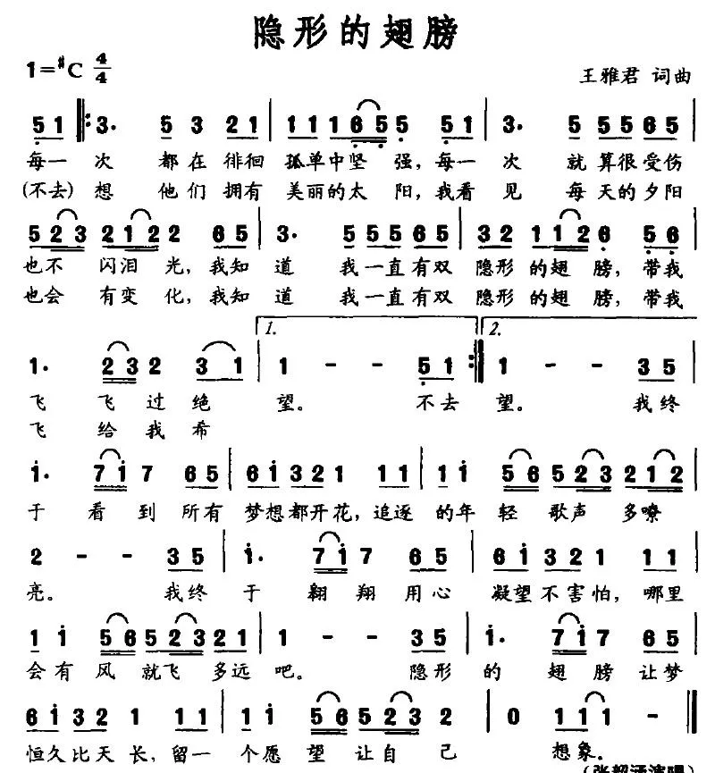 隐形的翅膀