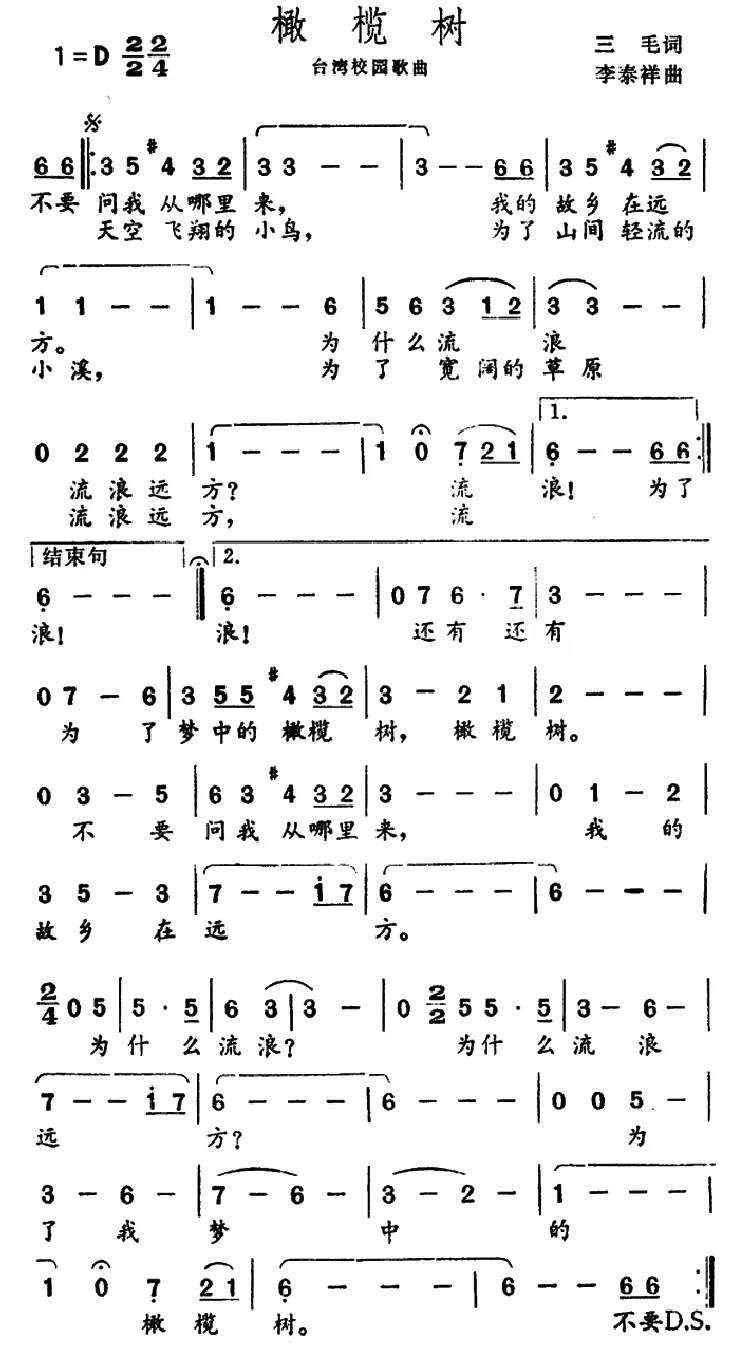 橄榄树