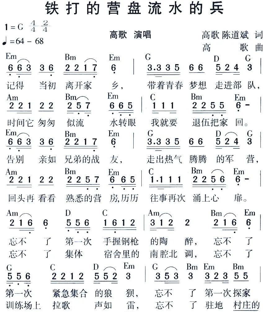 铁打的营盘流水的兵
