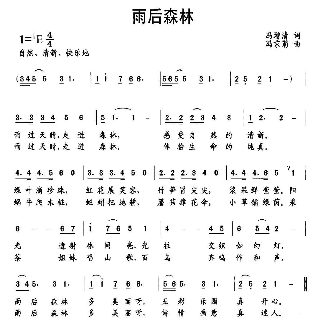 雨后森林