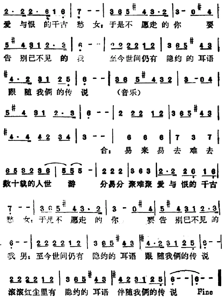 滚滚红尘（同名台湾电视剧插曲）