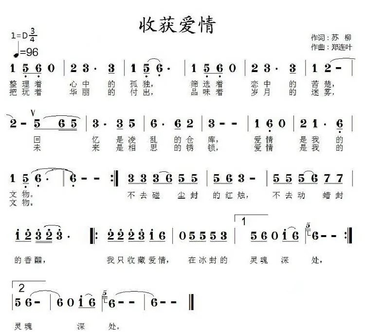 收藏爱情