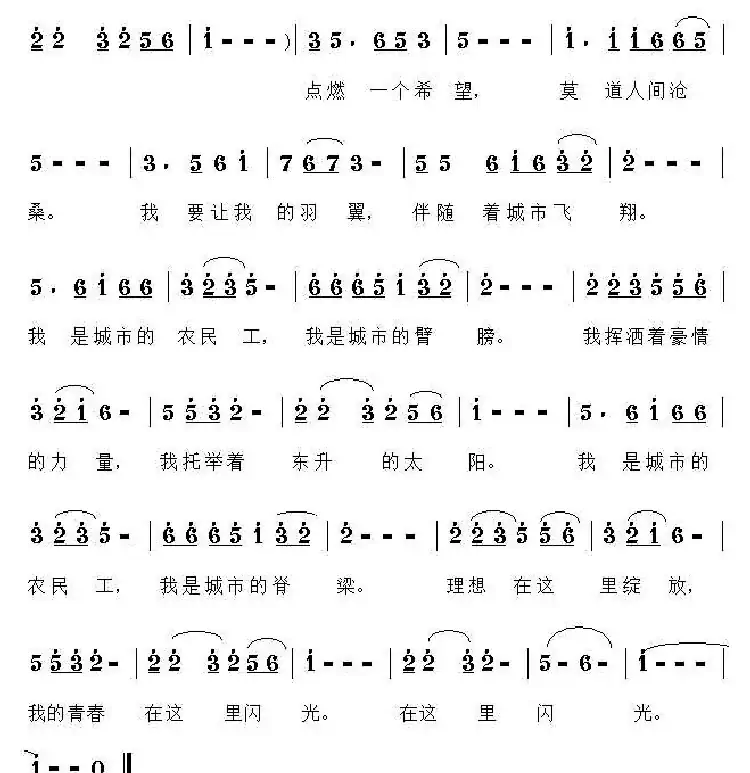 青春在这里闪光（戴靓词 张建东曲）