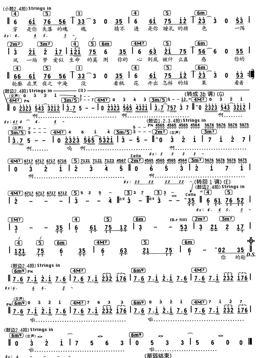 画心（电影《画皮》插曲、编配乐谱）