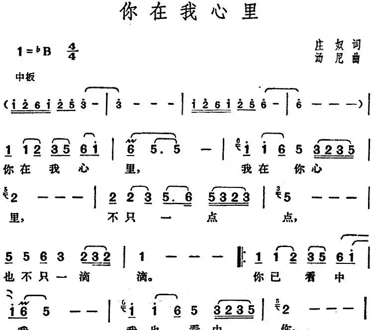 邓丽君演唱金曲：你在我心里