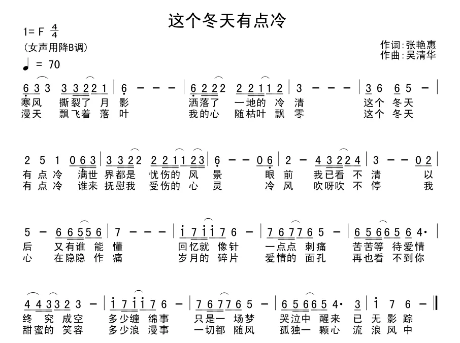 这个冬天有点冷